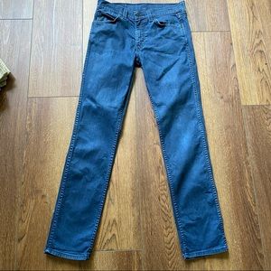 Levi’s 511 Navy Blue Denim Jeans Pants 32x34 Slim Fit